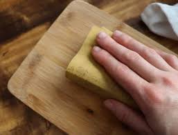 ceiling your cutting board with a beeswax and Walnut conditioner